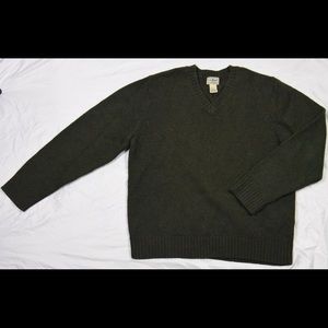 L.L. Bean - size M-Reg - Wool Shetland Sweater